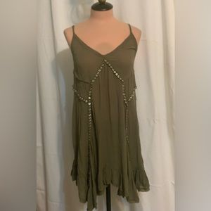 FREE PEOPLE Strappy Tunic with Grommets